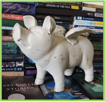 Pig sized, lime border