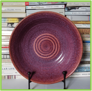 Purple Bowl sized with Lime border